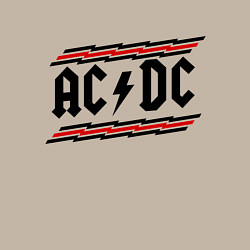 Свитшот хлопковый мужской AC/DC Voltage, цвет: миндальный — фото 2