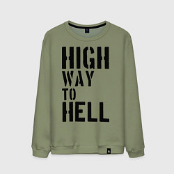 Мужской свитшот High way to hell
