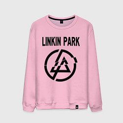 Свитшот хлопковый мужской Linkin Park, цвет: светло-розовый
