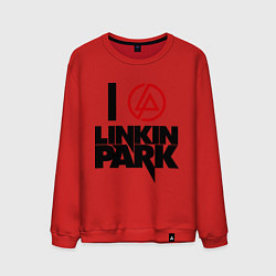 Мужской свитшот I love Linkin Park