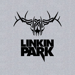 Свитшот хлопковый мужской Linkin Park: Deer, цвет: меланж — фото 2