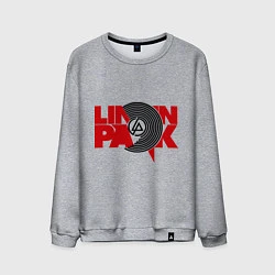 Свитшот хлопковый мужской Linkin Park: Vinyl, цвет: меланж
