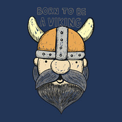 Свитшот хлопковый мужской Born to be a Viking, цвет: тёмно-синий — фото 2