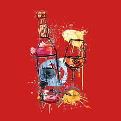 Свитшот хлопковый мужской Винишко, цвет: красный — фото 2