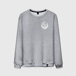 Свитшот хлопковый мужской Fallout: Brotherhood of Steel, цвет: меланж
