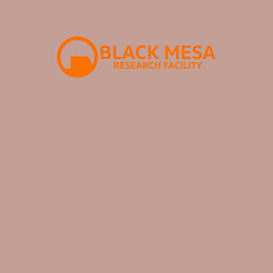 Свитшот хлопковый мужской Black Mesa: Research Facility, цвет: пыльно-розовый — фото 2