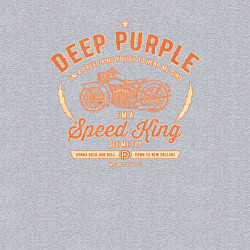 Свитшот хлопковый мужской Deep Purple: Speed King, цвет: меланж — фото 2