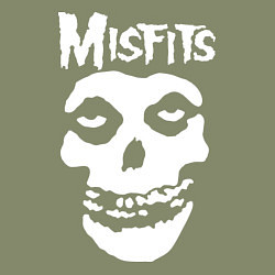 Свитшот хлопковый мужской Misfits, цвет: авокадо — фото 2