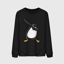 Свитшот хлопковый мужской DAB Pinguin, цвет: черный