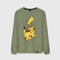 Мужской свитшот Радостный Пикачуха