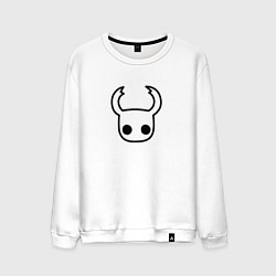 Свитшот хлопковый мужской Hollow knight, цвет: белый