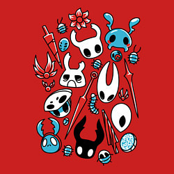 Свитшот хлопковый мужской Hollow Knight, цвет: красный — фото 2