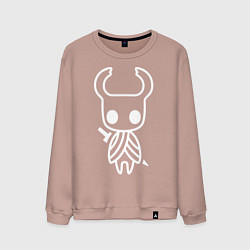 Свитшот хлопковый мужской Hollow Knight: Minimalism, цвет: пыльно-розовый