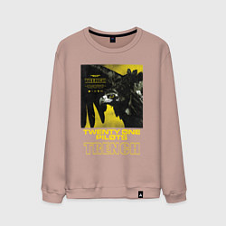 Свитшот хлопковый мужской TOP: TRENCH, цвет: пыльно-розовый