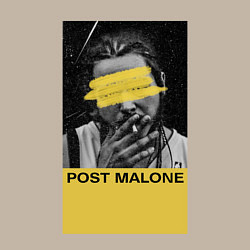 Свитшот хлопковый мужской Post Malone, цвет: миндальный — фото 2