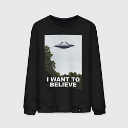 Мужской свитшот I WANT TO BELIEVE