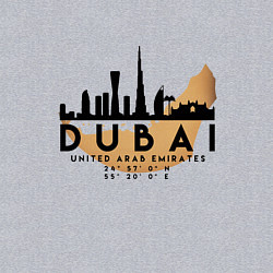 Свитшот хлопковый мужской ОАЭ Дубаи, цвет: меланж — фото 2