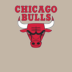 Свитшот хлопковый мужской CHICAGO BULLS, цвет: миндальный — фото 2