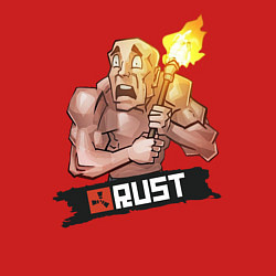 Свитшот хлопковый мужской Rust, цвет: красный — фото 2
