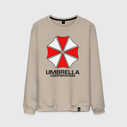 Свитшот хлопковый мужской UMBRELLA CORP, цвет: миндальный