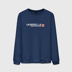 Свитшот хлопковый мужской UMBRELLA CORP, цвет: тёмно-синий