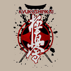 Свитшот хлопковый мужской Кёкусинкай, цвет: миндальный — фото 2