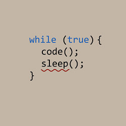 Свитшот хлопковый мужской Code - sleep, цвет: миндальный — фото 2