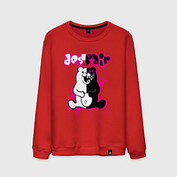 Свитшот хлопковый мужской MONOKUMA, цвет: красный