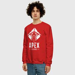 Свитшот хлопковый мужской APEX LEGENDS CRYPTO, цвет: красный — фото 2