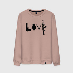 Мужской свитшот Banksy LOVE