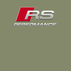 Свитшот хлопковый мужской AUDI RS, цвет: авокадо — фото 2