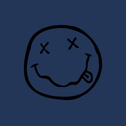 Свитшот хлопковый мужской NIRVANA на спине, цвет: тёмно-синий — фото 2