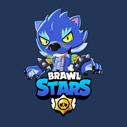 Свитшот хлопковый мужской BRAWL STARS LEON, цвет: тёмно-синий — фото 2