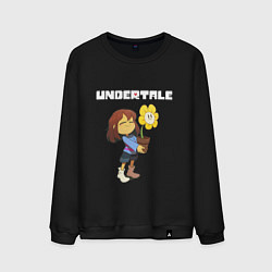 Свитшот хлопковый мужской UNDERTALE, цвет: черный