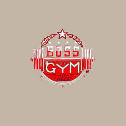 Свитшот хлопковый мужской Boss of GYM Color, цвет: миндальный — фото 2