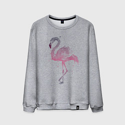 Свитшот хлопковый мужской Flamingo, цвет: меланж