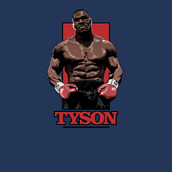 Свитшот хлопковый мужской Tyson, цвет: тёмно-синий — фото 2