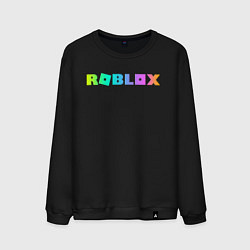 Свитшот хлопковый мужской ROBLOX, цвет: черный