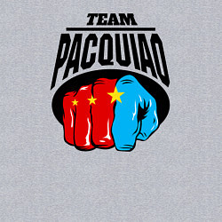 Свитшот хлопковый мужской Team Pacquiao, цвет: меланж — фото 2