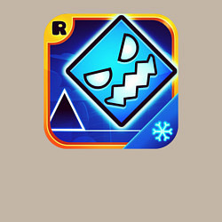 Свитшот хлопковый мужской Geometry Dash, цвет: миндальный — фото 2