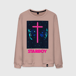 Свитшот хлопковый мужской STARBOY, цвет: пыльно-розовый