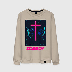 Свитшот хлопковый мужской STARBOY, цвет: миндальный