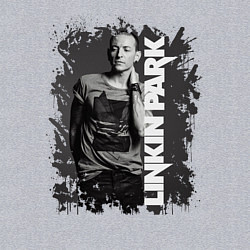 Свитшот хлопковый мужской LINKIN PARK, цвет: меланж — фото 2