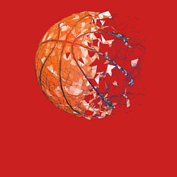 Свитшот хлопковый мужской BasketBall, цвет: красный — фото 2