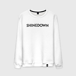 Свитшот хлопковый мужской Shinedown, цвет: белый