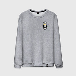 Свитшот хлопковый мужской JUVENTUS, цвет: меланж