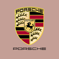 Свитшот хлопковый мужской PORSCHE, цвет: пыльно-розовый — фото 2