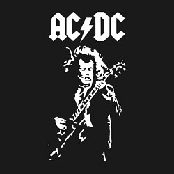 Свитшот хлопковый мужской ACDC, цвет: черный — фото 2