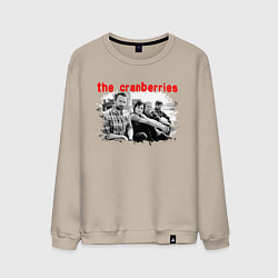 Свитшот хлопковый мужской The Cranberries, цвет: миндальный