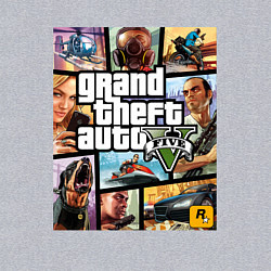 Свитшот хлопковый мужской GTA5, цвет: меланж — фото 2